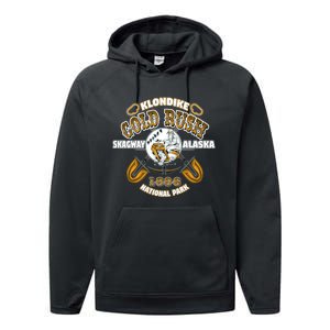 Skagway Alaska Klondike Gold Rush National Park Keepsake Performance Fleece Hoodie