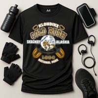 Skagway Alaska Klondike Gold Rush National Park Keepsake Cooling Performance Crew T-Shirt