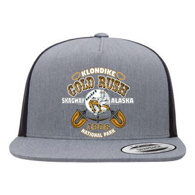 Skagway Alaska Klondike Gold Rush National Park Keepsake Flat Bill Trucker Hat