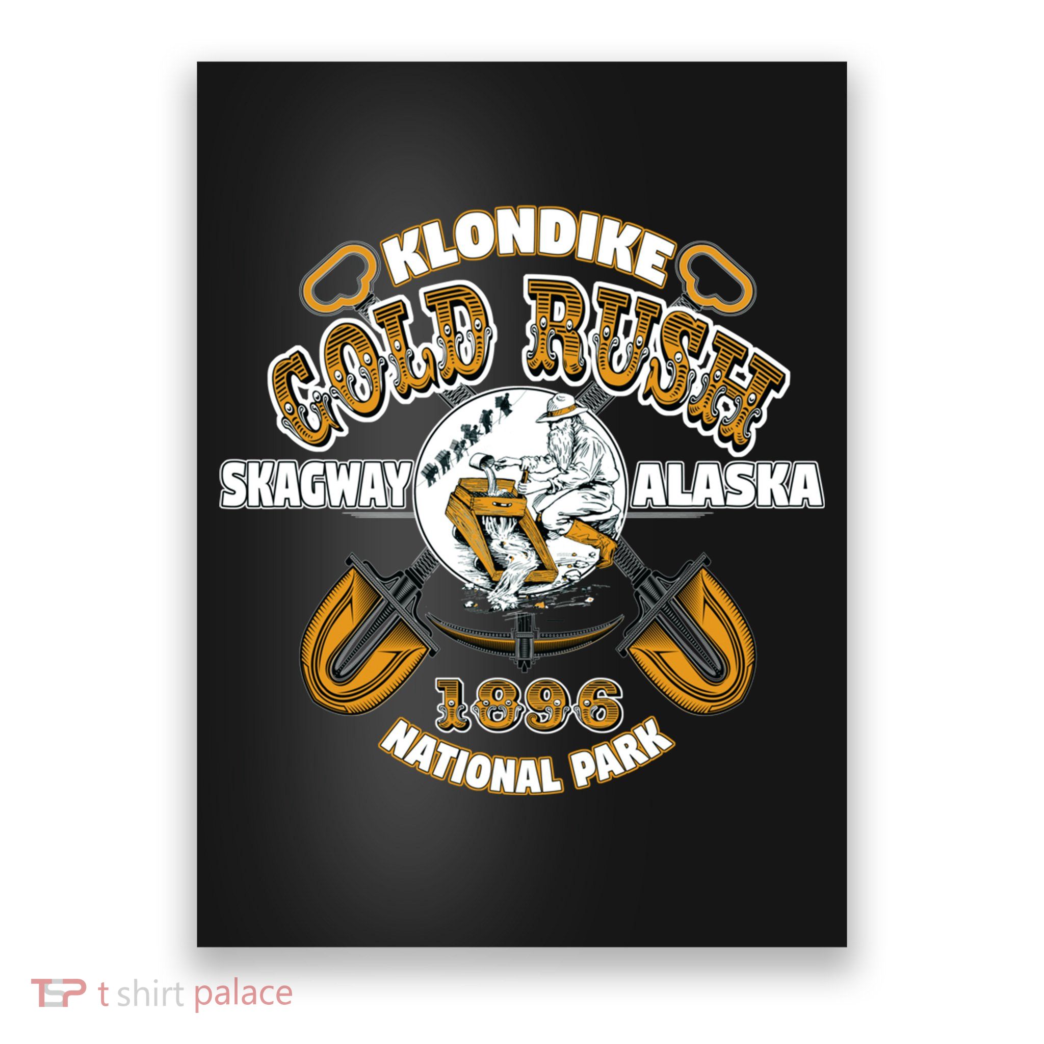 Skagway Alaska Klondike Gold Rush National Park Keepsake Poster
