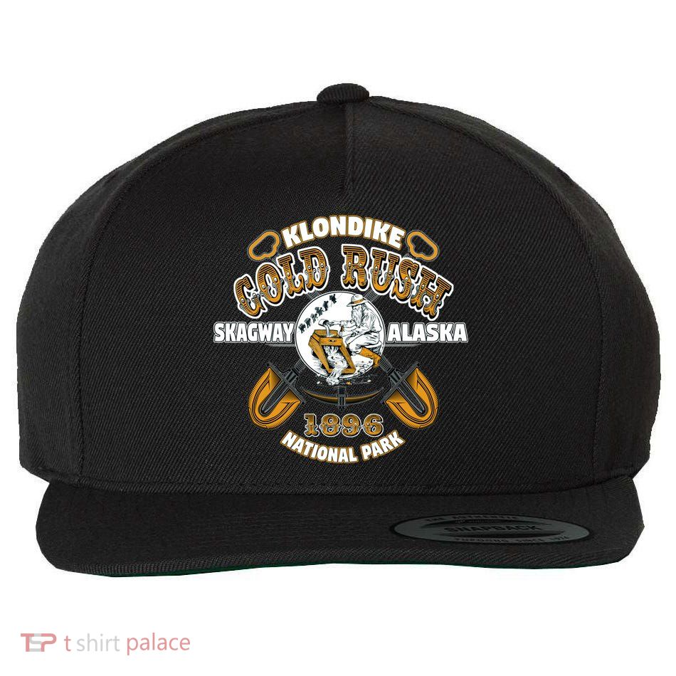 Skagway Alaska Klondike Gold Rush National Park Keepsake Wool Snapback Cap