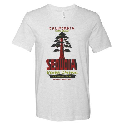 Sequoia And Kings Canyon National Park V-Neck T-Shirt