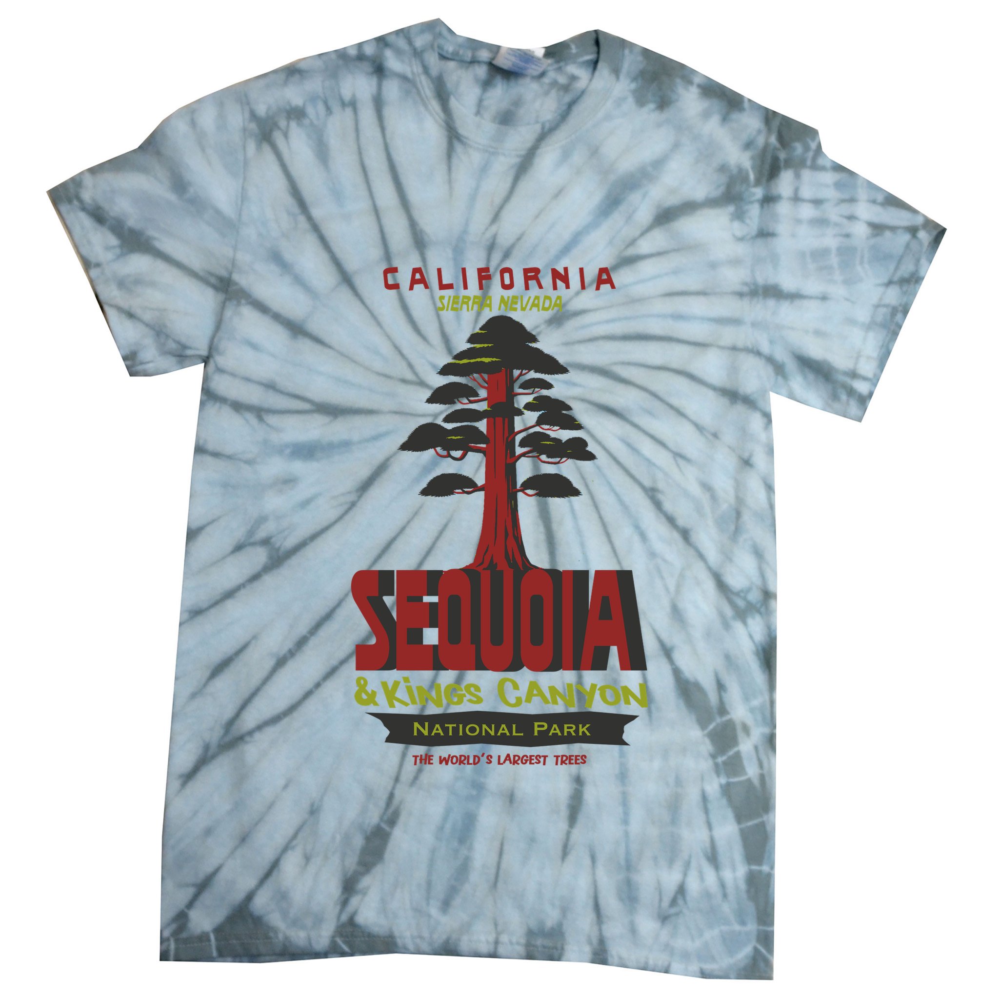 Sequoia And Kings Canyon National Park Tie-Dye T-Shirt