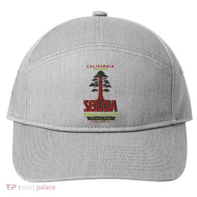 Sequoia And Kings Canyon National Park 7-Panel Snapback Hat
