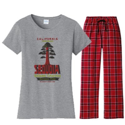 Sequoia And Kings Canyon National Park Women's Flannel Pajama Set