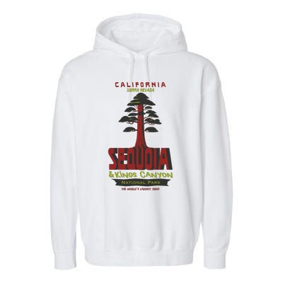 Sequoia And Kings Canyon National Park Garment-Dyed Fleece Hoodie