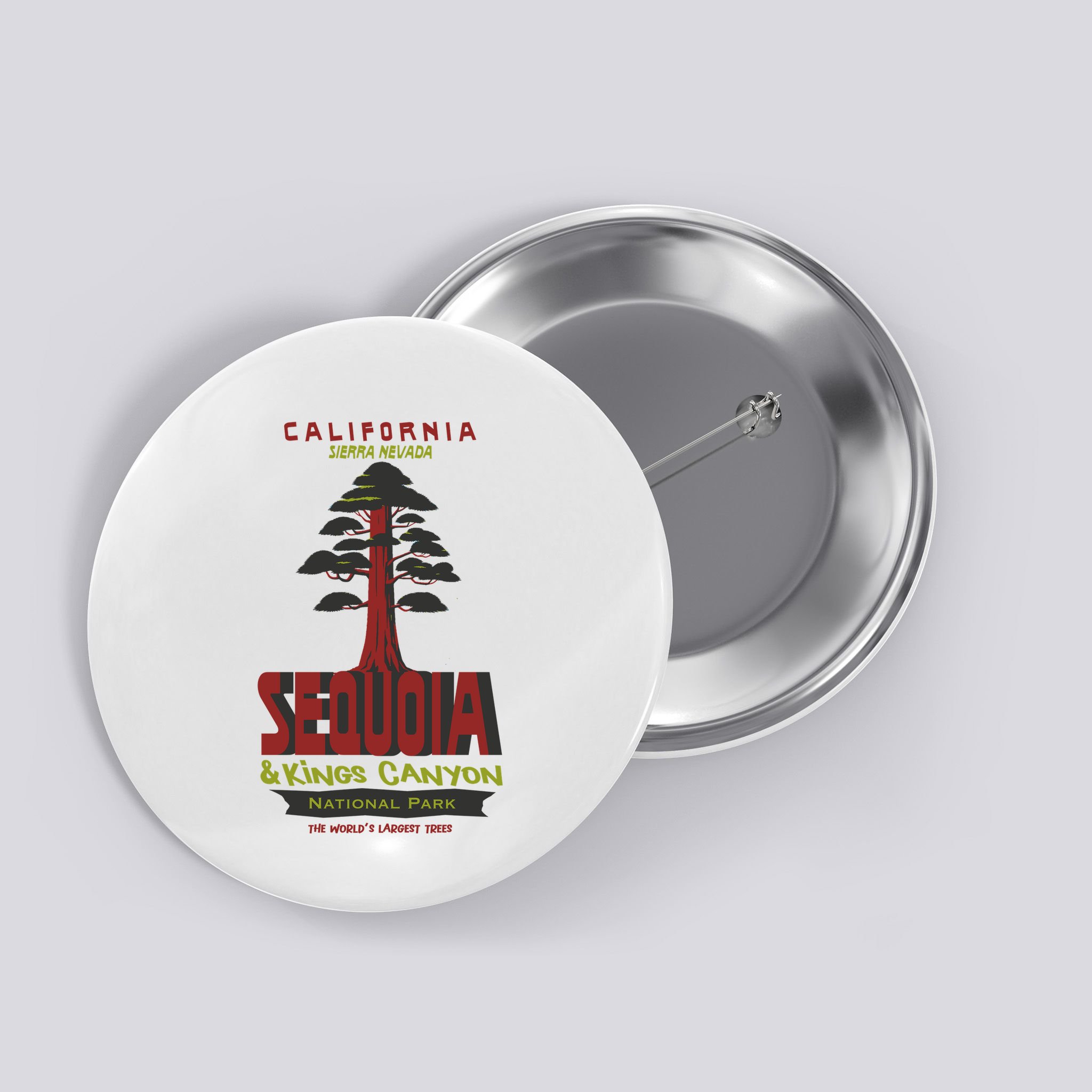 Sequoia And Kings Canyon National Park Button