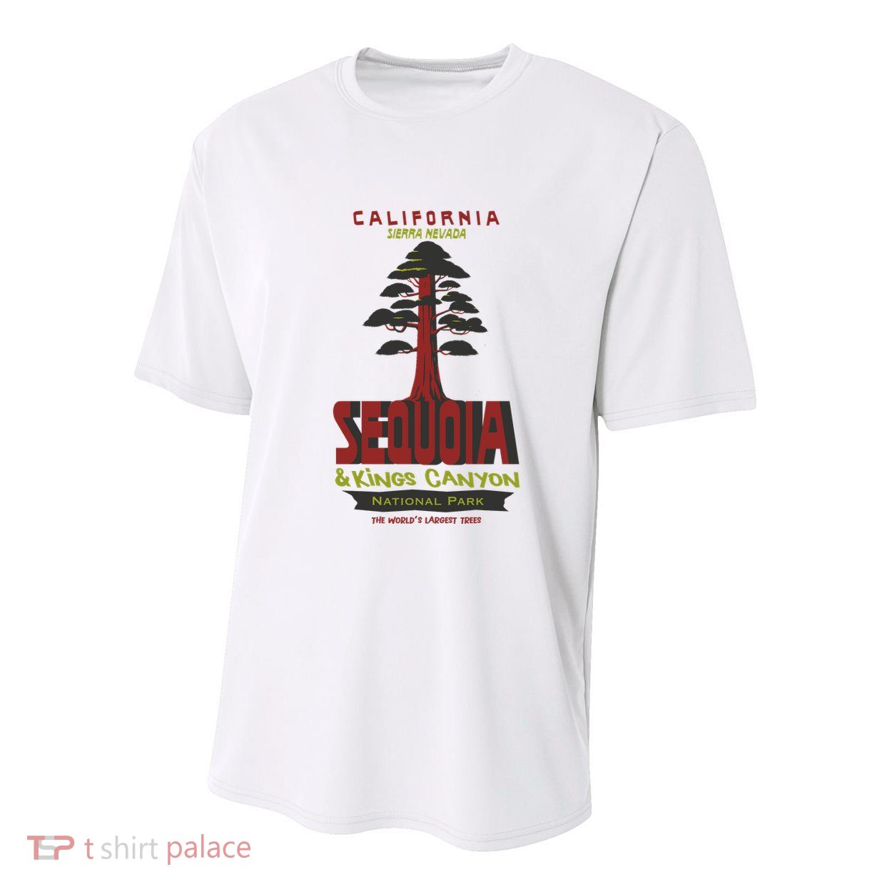 Sequoia And Kings Canyon National Park Youth Performance Sprint T-Shirt