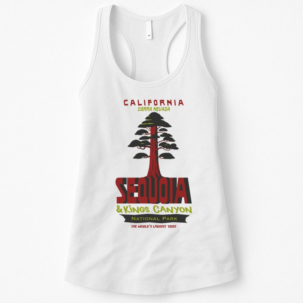 Sequoia And Kings Canyon National Park Womens Tank Top