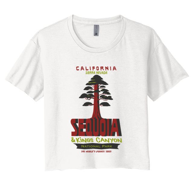 Sequoia And Kings Canyon National Park Crop Top