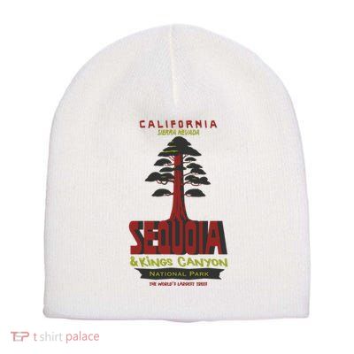 Sequoia And Kings Canyon National Park Short Acrylic Beanie