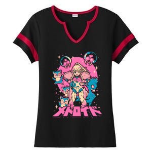 Save Animals Kawaii Anime Manga Girl Teen Boy Ladies Halftime Notch Neck Tee