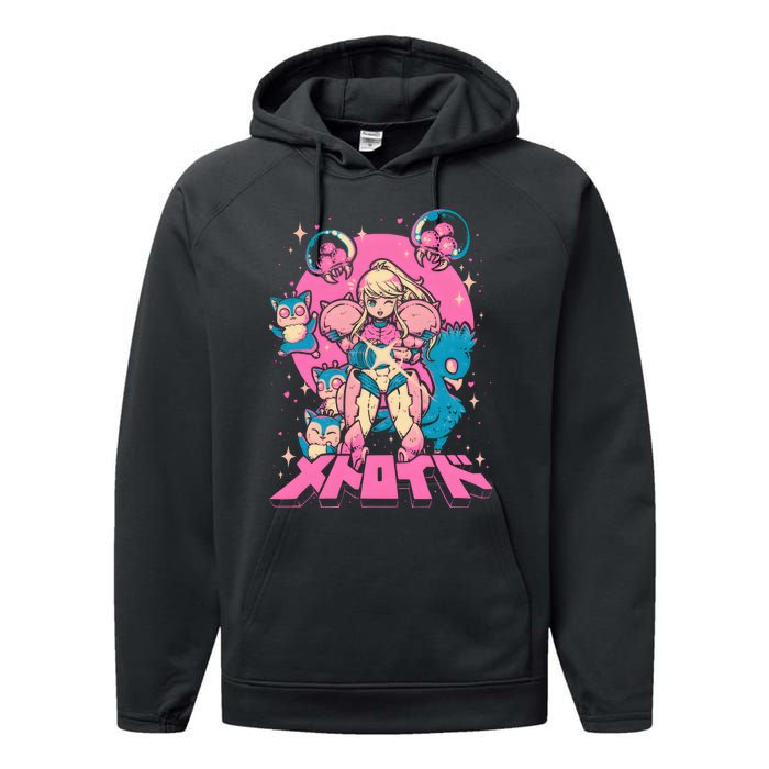 Save Animals Kawaii Anime Manga Girl Teen Boy Performance Fleece Hoodie