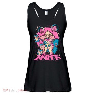 Save Animals Kawaii Anime Manga Girl Teen Boy Ladies Essential Flowy Tank