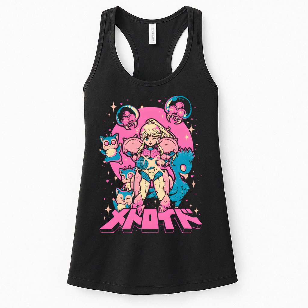 Save Animals Kawaii Anime Manga Girl Teen Boy Womens Tank Top