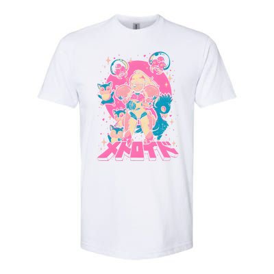 Save Animals Kawaii Anime Manga Girl Teen Boy Softstyle® CVC T-Shirt