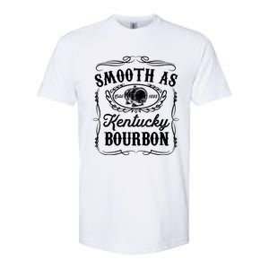 Smooth As Kentucky Bourbon Funny Whiskey Lover Drinking Gift Softstyle CVC T-Shirt