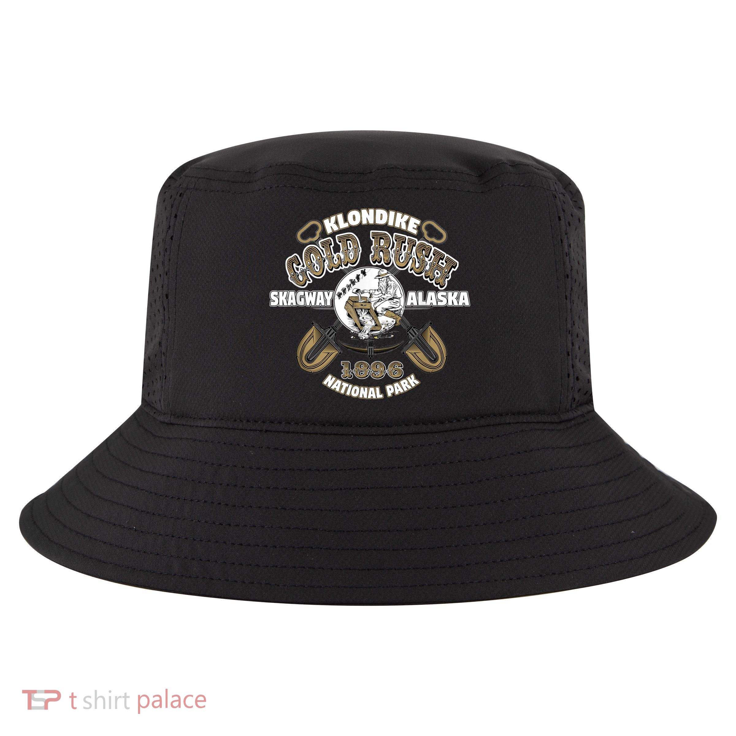 Skagway Alaska Klondike Gold Rush Souvenir Cool Comfort Performance Bucket Hat