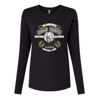 Skagway Alaska Klondike Gold Rush Souvenir Womens Cotton Relaxed Long Sleeve T-Shirt