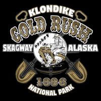 Skagway Alaska Klondike Gold Rush Souvenir Cooling Performance Crew T-Shirt
