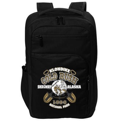 Skagway Alaska Klondike Gold Rush Souvenir Impact Tech Backpack
