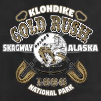 Skagway Alaska Klondike Gold Rush Souvenir Adult Drive Performance Visor