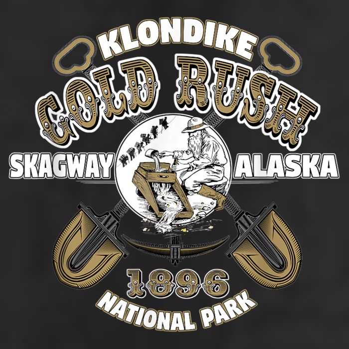 Skagway Alaska Klondike Gold Rush Souvenir Adult Drive Performance Visor