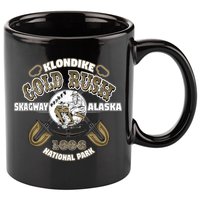 Skagway Alaska Klondike Gold Rush Souvenir 11oz C Handle Ceramic Mug