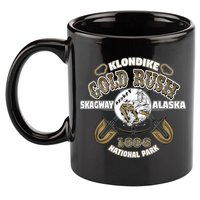 Skagway Alaska Klondike Gold Rush Souvenir 11oz C Handle Ceramic Mug