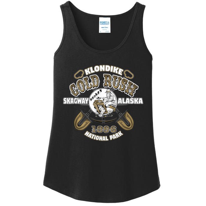 Skagway Alaska Klondike Gold Rush Souvenir Ladies Essential Tank