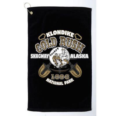 Skagway Alaska Klondike Gold Rush Souvenir Golf Towel