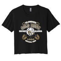 Skagway Alaska Klondike Gold Rush Souvenir Women's Crop Top Tee