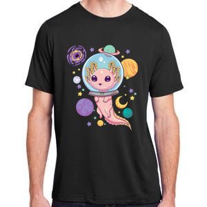 Space Axolotl Kawaii Pastel Goth Anime Aesthetic Nu Goth Adult ChromaSoft Performance T-Shirt