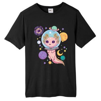 Space Axolotl Kawaii Pastel Goth Anime Aesthetic Nu Goth Tall Fusion ChromaSoft Performance T-Shirt