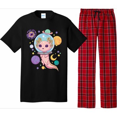 Space Axolotl Kawaii Pastel Goth Anime Aesthetic Nu Goth Pajama Set