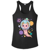 Space Axolotl Kawaii Pastel Goth Anime Aesthetic Nu Goth Ladies PosiCharge Competitor Racerback Tank