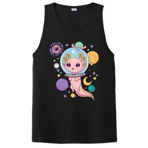 Space Axolotl Kawaii Pastel Goth Anime Aesthetic Nu Goth PosiCharge Competitor Tank