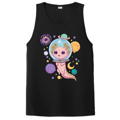 Space Axolotl Kawaii Pastel Goth Anime Aesthetic Nu Goth PosiCharge Competitor Tank