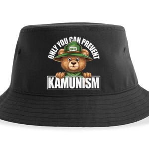 Stand Against Kamunism Vote To Protect Your Freedom Premium Sustainable Bucket Hat