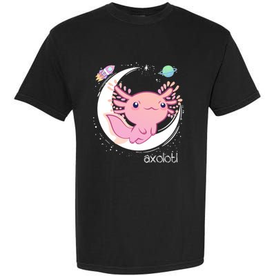 Space Axolotl Kawaii Pastel Goth | Japan Anime Comic Garment-Dyed Heavyweight T-Shirt