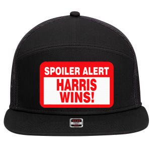 Spoiler Alert Kamala Harris Wins Presidential Debate 7 Panel Mesh Trucker Snapback Hat