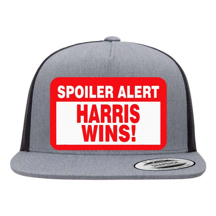 Spoiler Alert Kamala Harris Wins Presidential Debate Flat Bill Trucker Hat