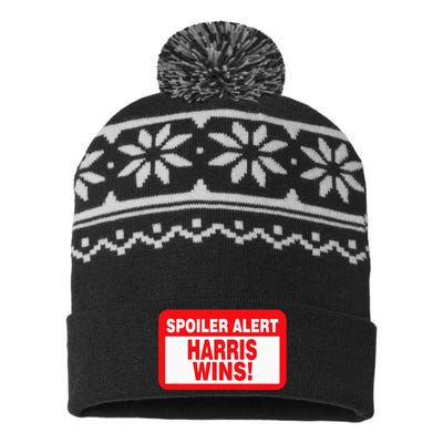 Spoiler Alert Kamala Harris Wins Presidential Debate USA-Made Snowflake Beanie