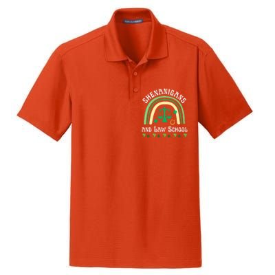 Shenanigans And Law School St Patrick's Day Lawyer Attorney Funny Gift Dry Zone Grid Polo