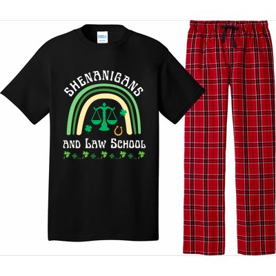 Shenanigans And Law School St Patrick's Day Lawyer Attorney Funny Gift Pajama Set