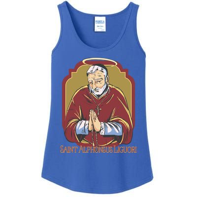 St Alphonsus Liguori Catholic Patron Saint Of Lawyers Funny Gift Ladies Essential Tank