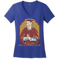 St Alphonsus Liguori Catholic Patron Saint Of Lawyers Funny Gift Women's V-Neck T-Shirt