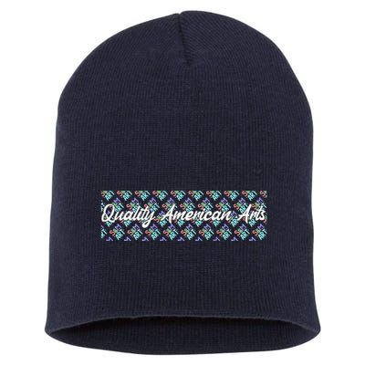 S&M Art Logo Short Acrylic Beanie