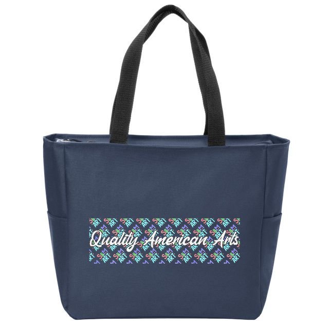 S&M Art Logo Zip Tote Bag