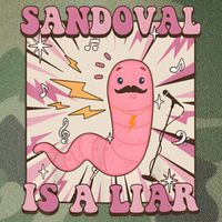 Sandovals A Liar Worm With A Mustache Legacy Tie Dye Trucker Hat